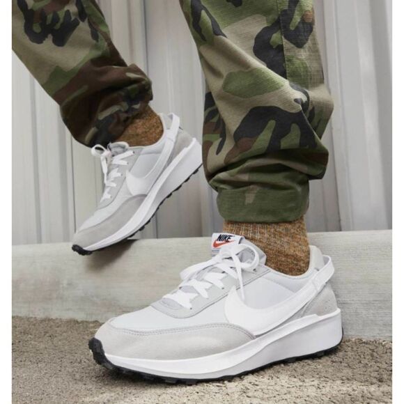 NIKE Waffle Debut 'Grey Fog' Sneakers Size 10 - Picture 2 of 10